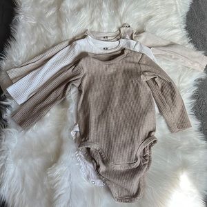 H&M 3-pc onesies